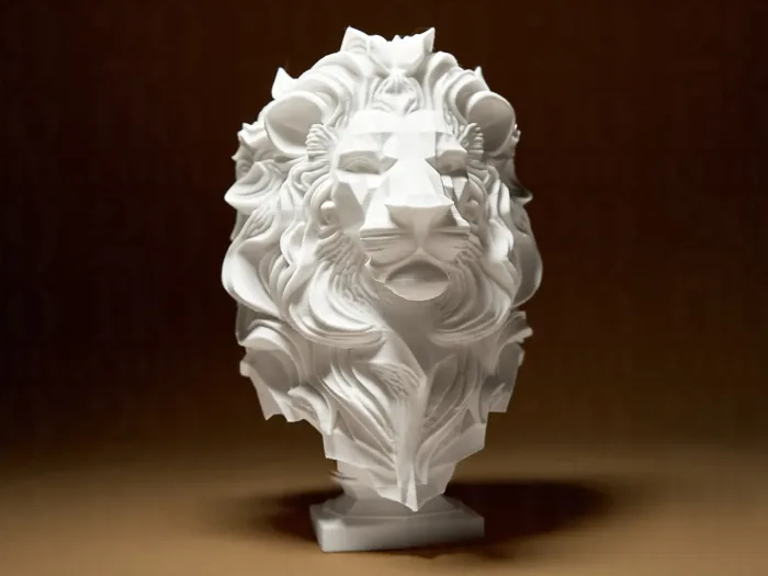 Elegant Lion Sculpture