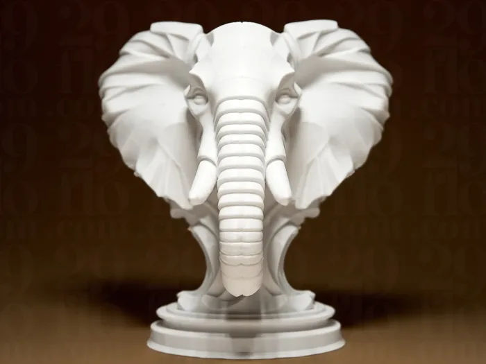 Elegant Elephant Sculpture - Image 3